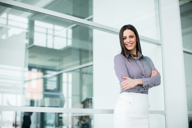 Young woman in the office