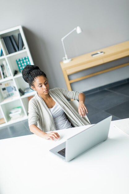 Young woman in the office