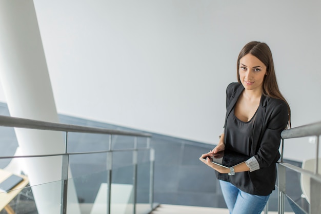 Young woman in the office