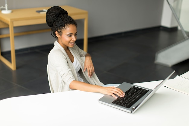 Young woman in the office