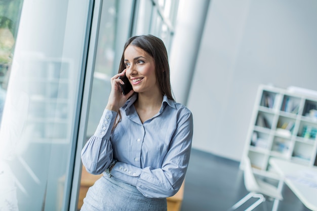 Young woman in the office