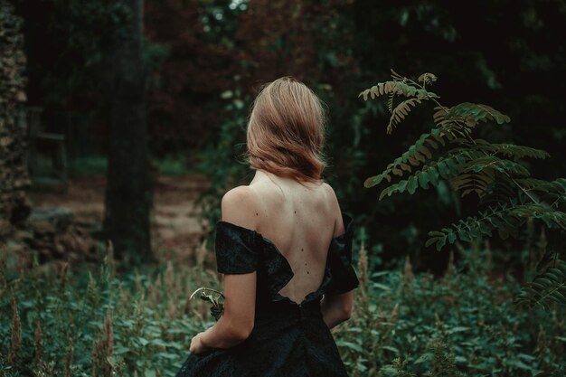 young woman outdoors