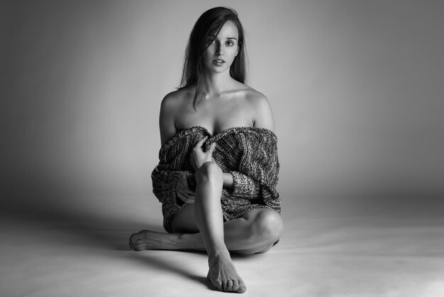 Young woman posing