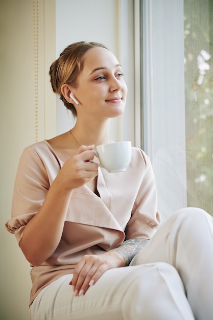 Young Woman Relaxing At Home