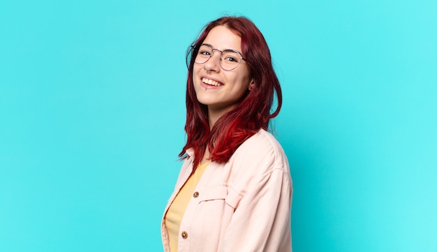 Young woman smiling