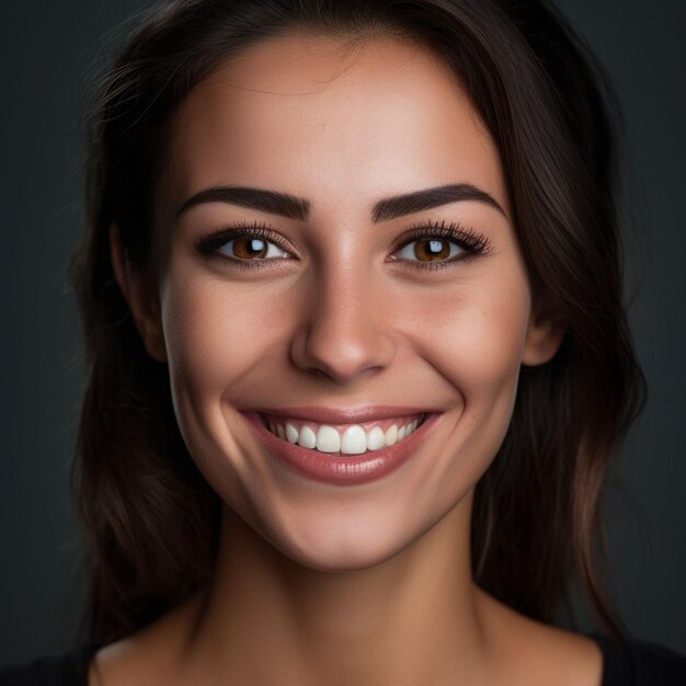 young woman smiling