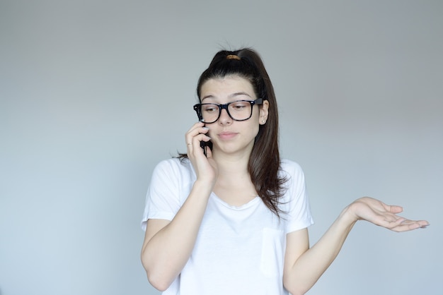 young woman talking on the phone