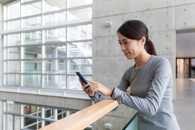 Young woman use of the cellphone