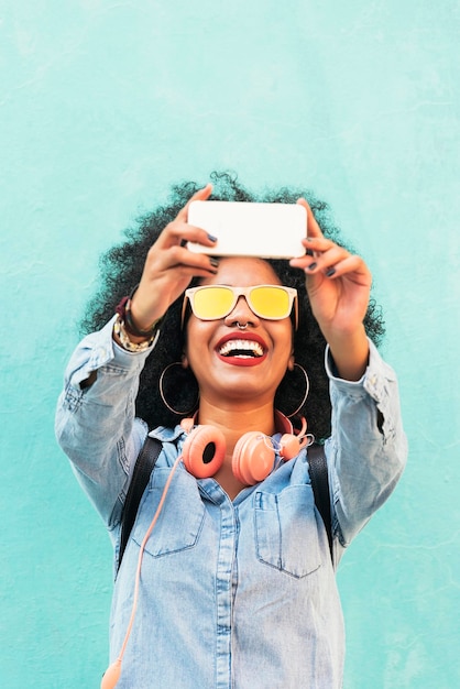 young woman using mobile phone
