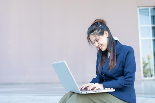 Young woman using mobile phone