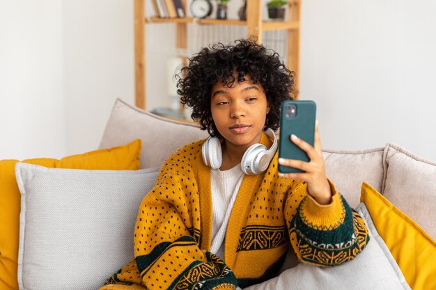 Young woman using mobile phone