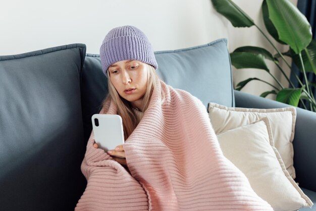 Young woman using mobile phone