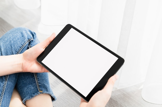 Young woman using a smartphone