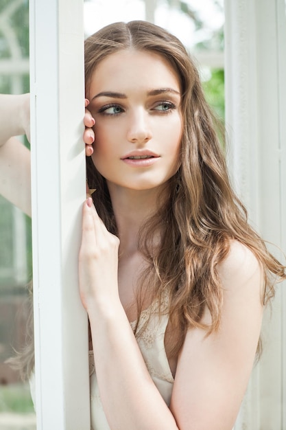 Young Woman with Brown Hair