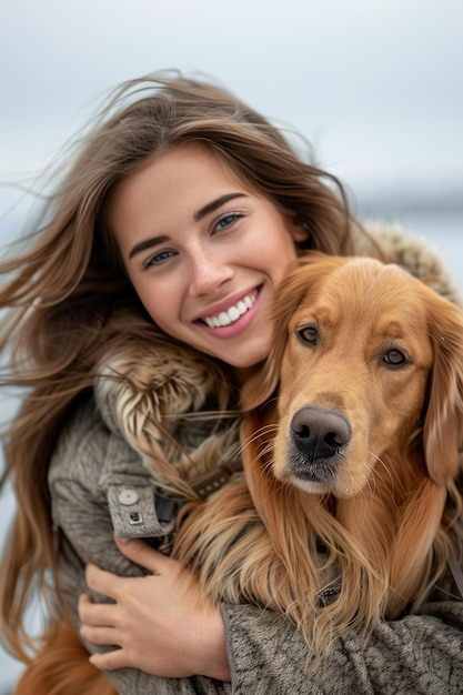 Foto donne giovani e cani