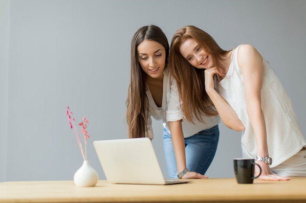 Young women in the office