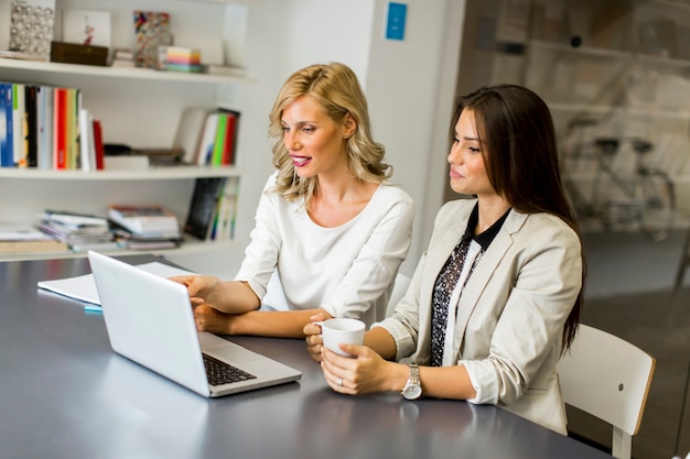 Young women in the office