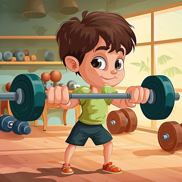 Youngster workout