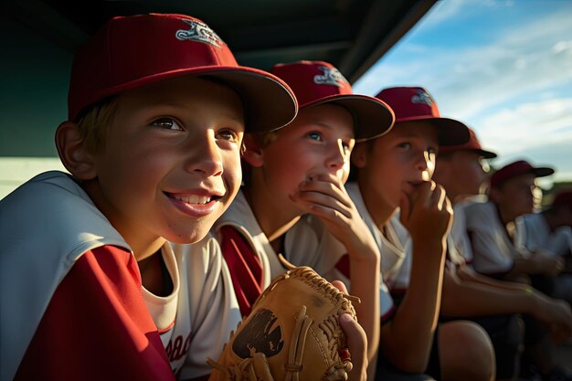 Youth league baseball is always a hit