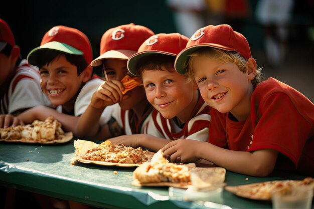 Foto la lega giovanile di baseball è sempre un successo.