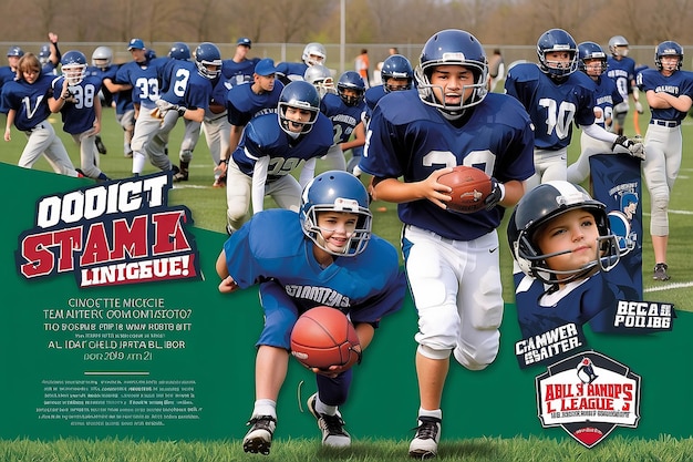 Youth Sports League Poster Banner