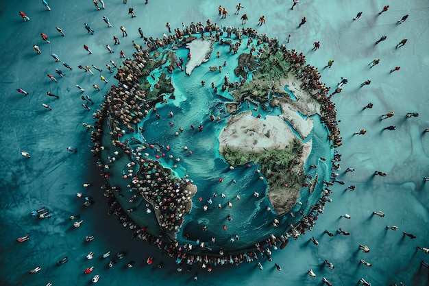 Photo youtube cover for world population day celebration