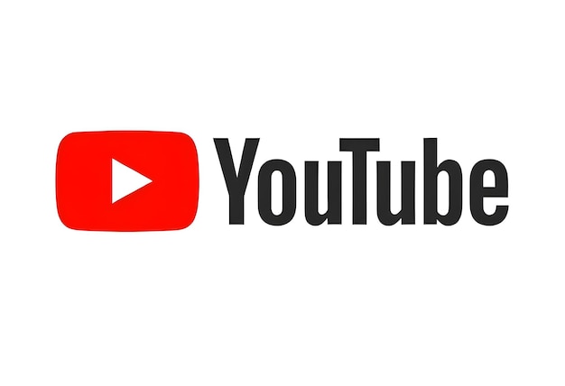 Photo youtube logo illustration icon vector