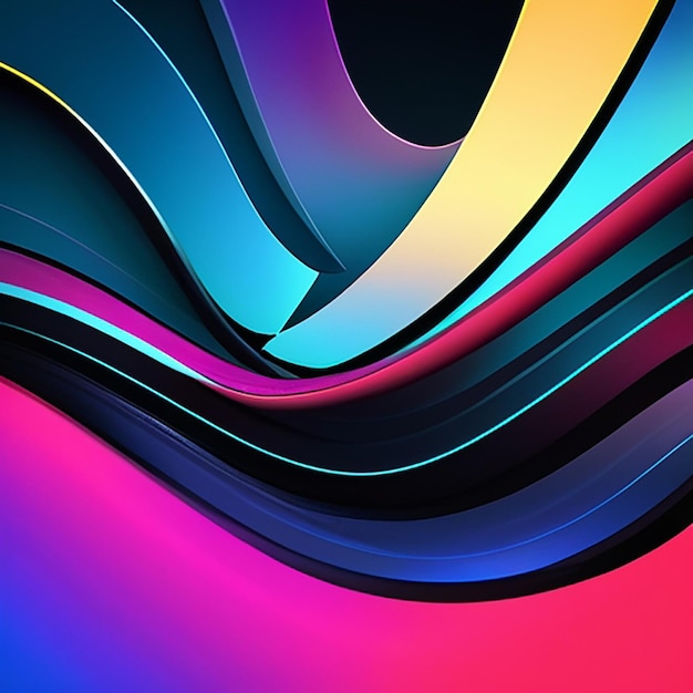 Youtube thumbnail Abstract background with AI generative