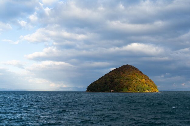 Yunoshima in het herfstseizoen