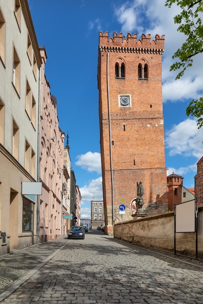 Zabkowice Slaskie Poland View of Leaning Tower Krzywa Wieza