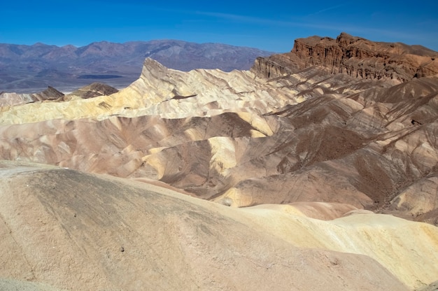 Zabriskie punt. Death Valley National Park. Californië. VS