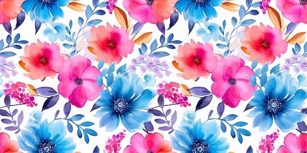 Zacht, helder klein bloemen naadloos patroon voor zomerse printjurk