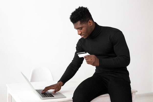 Foto zakelijke afro-amerikaanse man