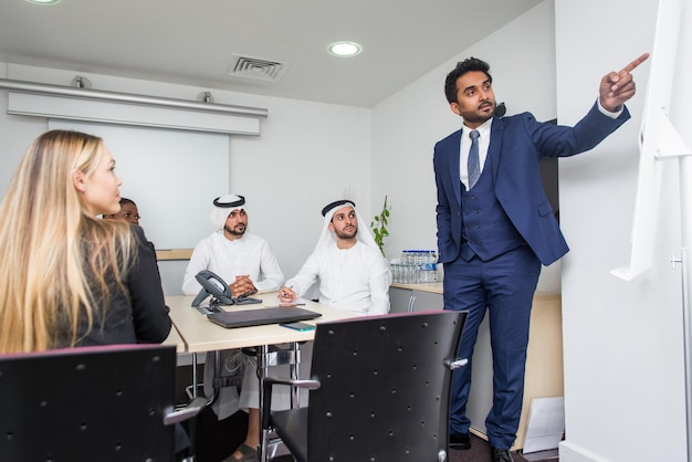 Zakelijke bijeenkomst in Dubai