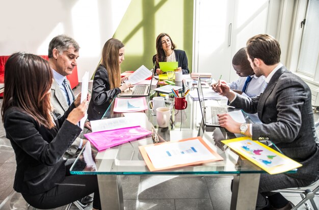 Zakelijke team in office