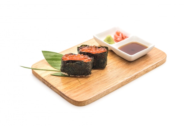 Zalm ree nigiri sushi - Japanse voedselstijl