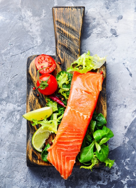 Zalmfilet met aromatische kruiden