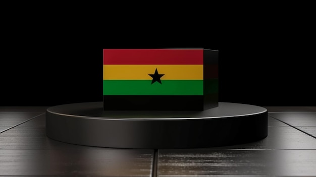 Флаг Замбии в круглой кнопке или иконе Логотип флага Замбии, выделенный на белом фоне Za