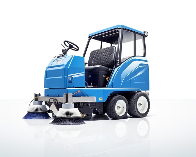 Photo zamboni on white background