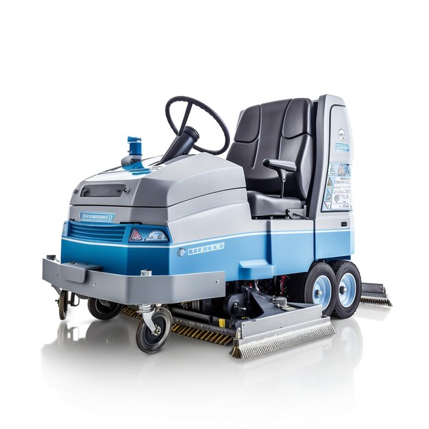 Photo zamboni on white background