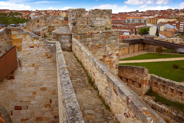 Foto zamora muralla vestingsmuur in spanje