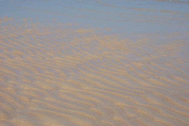 Zand met merkteken