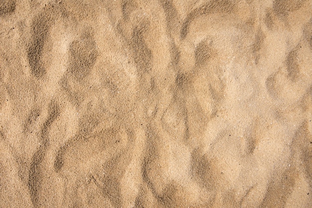 Foto zand op de achtergrond van de strandtextuur.