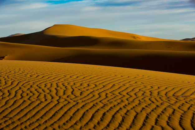 Zandduinen in de Saharawoestijn