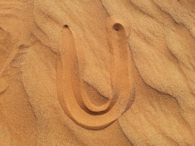 Zandduinen in de woestijn