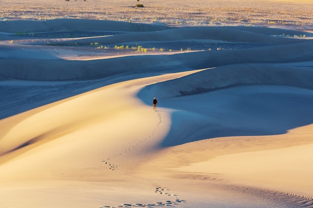 Zandduinen in Death Valley National Park, Californië, VS