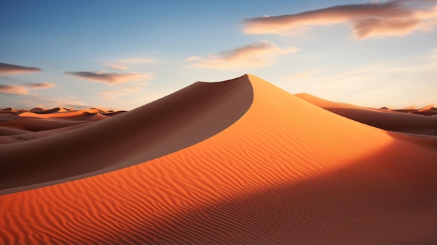 Zandduinen in woestijnlandschap Sahara woestijn Marokko