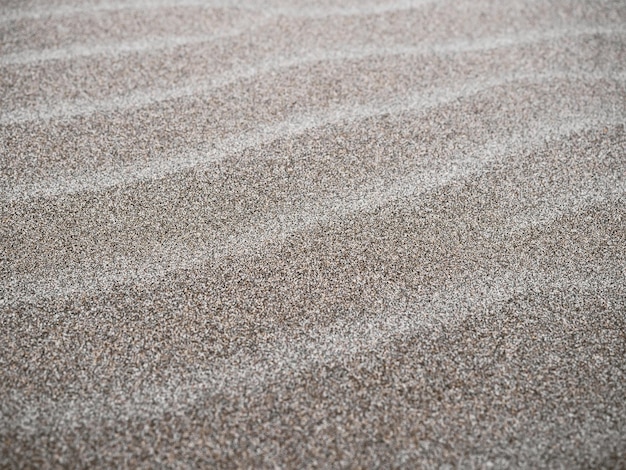 zandgolven op het strand gemodelleerd door wind