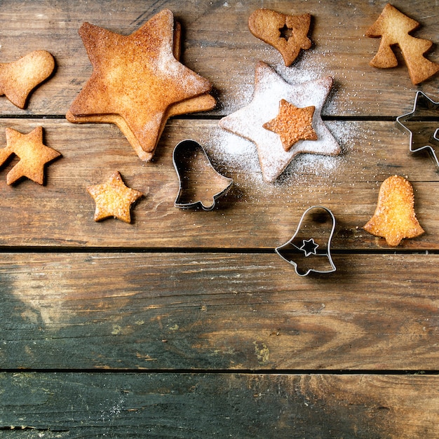 Zandkoek stervormige suikerkoekjes