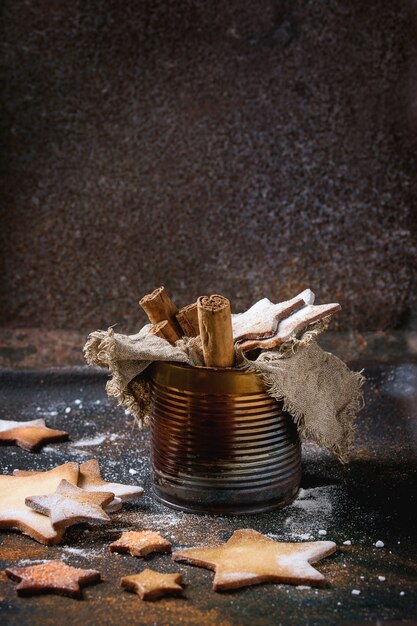 Zandkoek stervormige suikerkoekjes